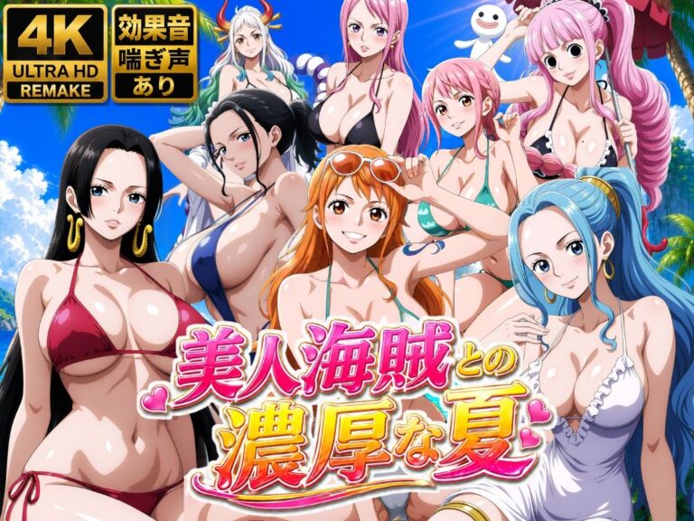 巨乳ハーレムの美人海賊たちとフェラとパイズリを楽しむ濃厚な夏の夜|中出しなしで満足させる若き淫らな体験w